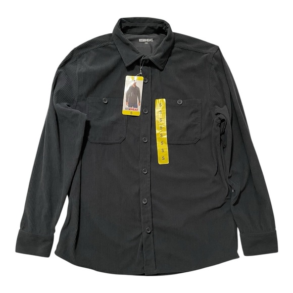 32 Degrees Men's Blue Corduroy Long Sleeve Overshirt Size: Small - Picture 2 of 12